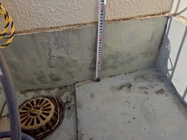 ベランダ防水　劣化